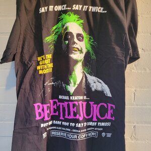 Rucking Fotten Beetlejuice VHS Promo T-Shirt Large Comfort Colors Double Sided